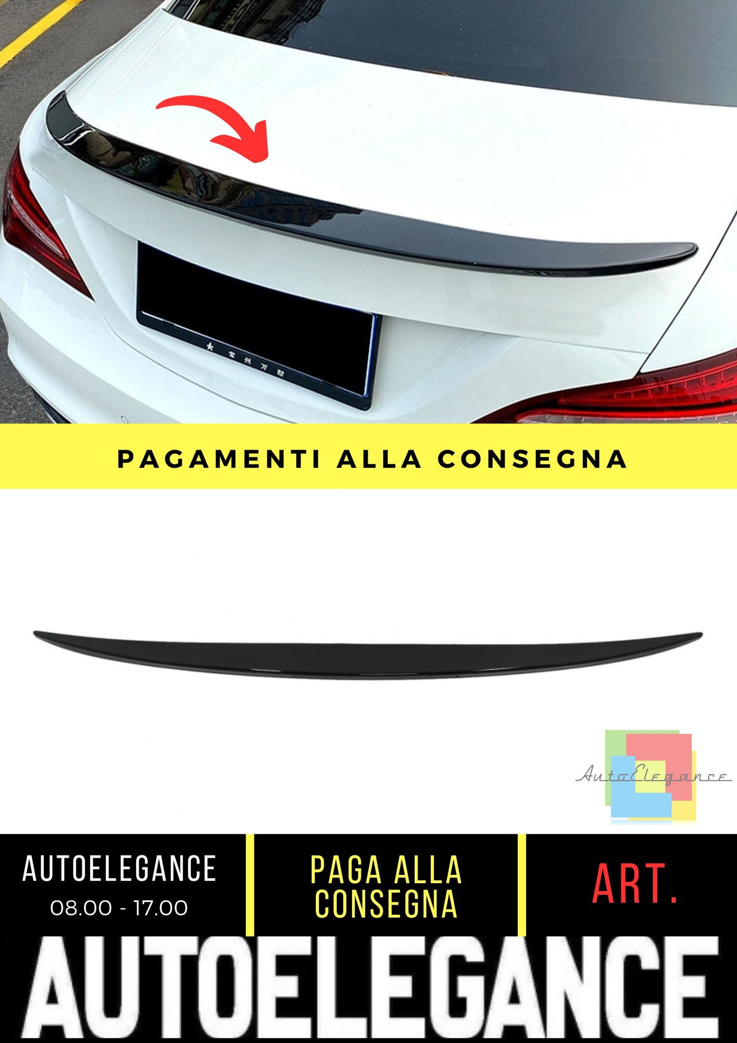 Spoiler suitable for Mercedes C-Class (W206) 2021+