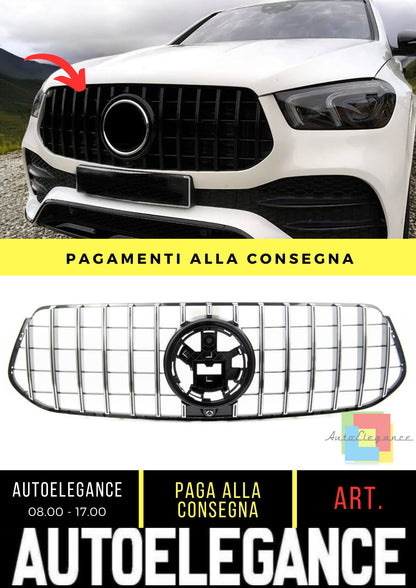 Grille suitable for Mercedes GLE (W167) SUV (C167) Coupe (2018-On)