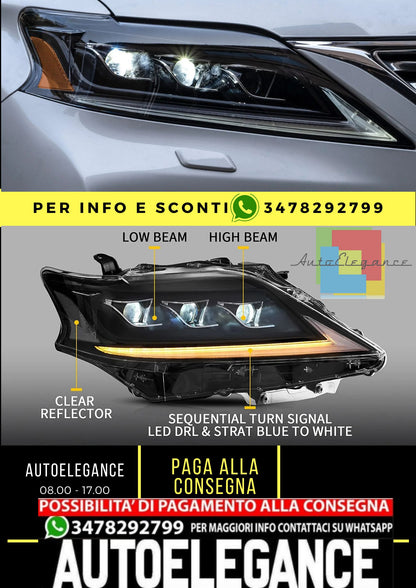 Fari per Lexus RX350 RX450H 2013-2015 terza generazione [per modelli Xenon]