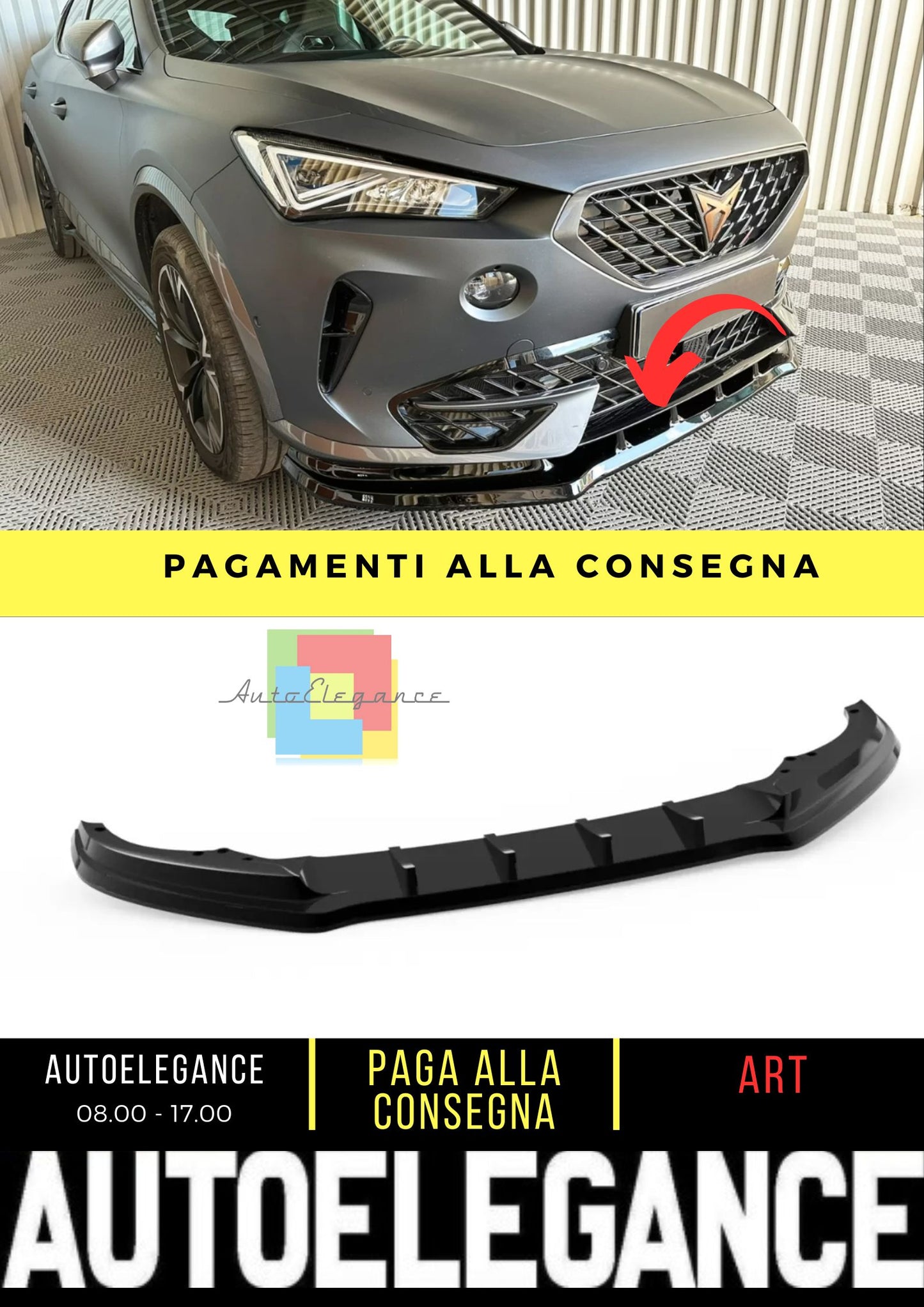 Splitter anteriore Cupra Formentor Mk1