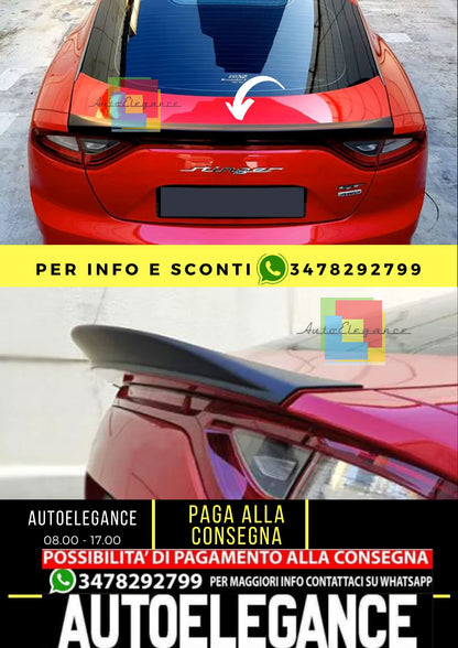 Kia Stinger 2017-2023 SPOILER BAGAGLIAIO nero opaco