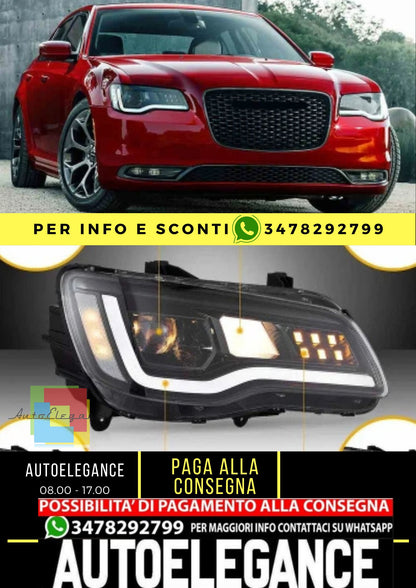 Fari a proiettore LED per Chrysler 300 2011–2023