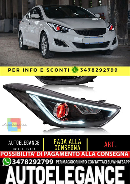 Fari del proiettore per Hyundai Elantra (Avante MD) 2011-2015