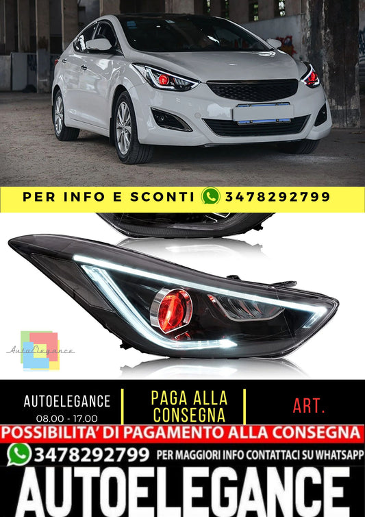 Fari del proiettore per Hyundai Elantra (Avante MD) 2011-2015