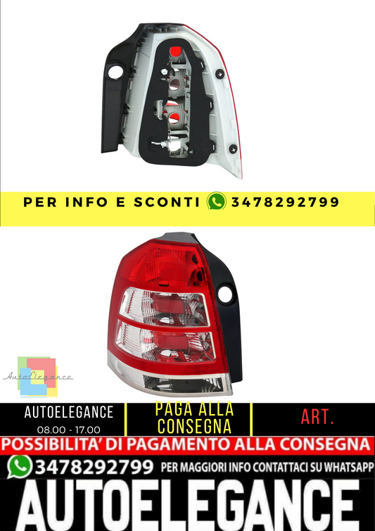😊Fanale posteriore sinistro per Opel Zafira B Facelift 2008 😊