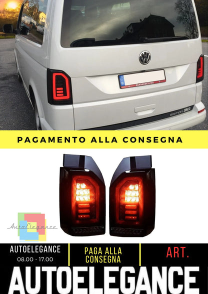 Luci posteriori LED per VW T6 bus 15-19 luci posteriori a LED nero rosso lightbar