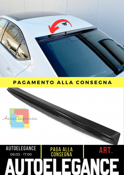 Superb MK3 Max Spoiler Tetto Posteriore Pianoforte Nero Vuoto Plastica 2015 up
