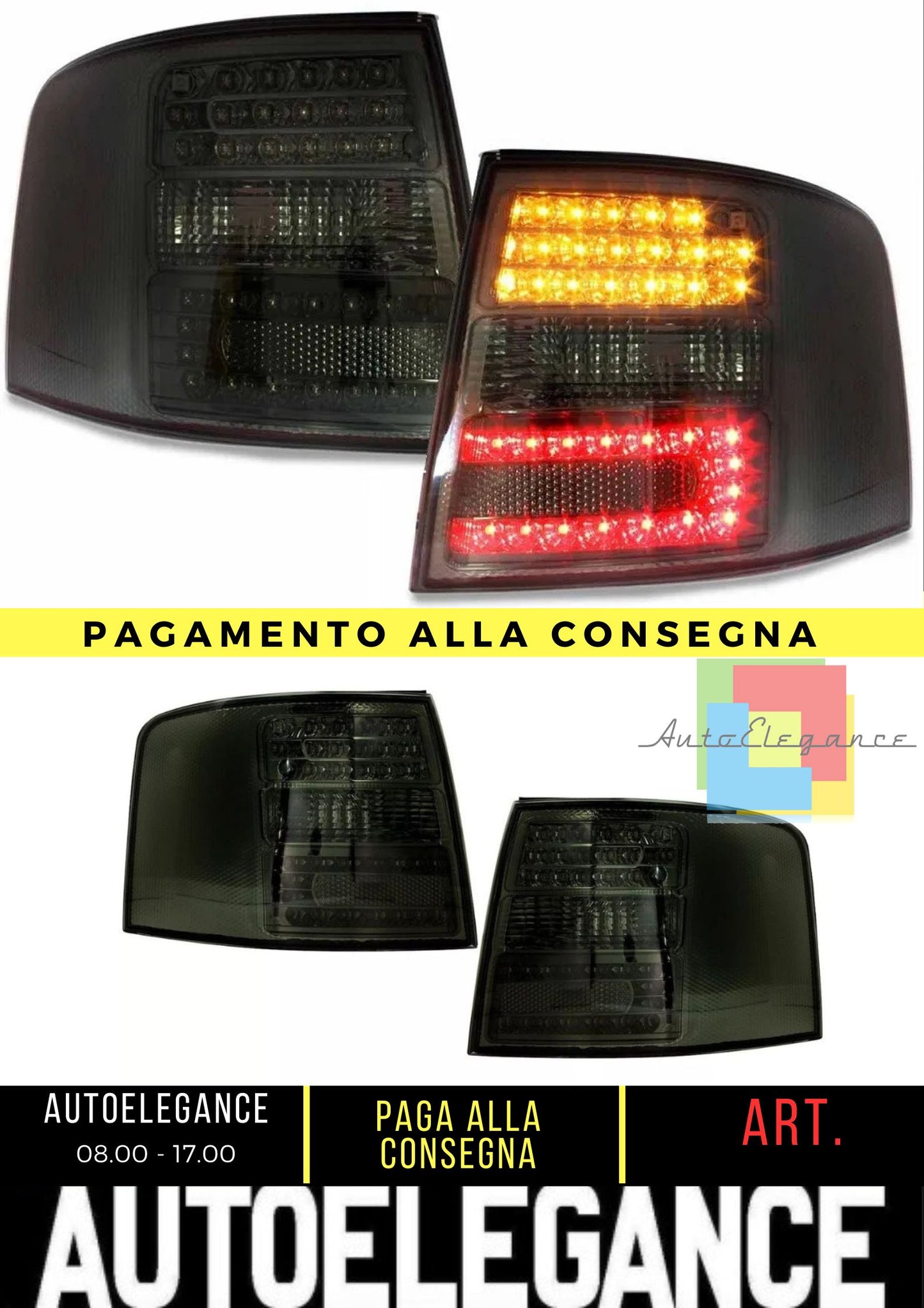FANALI POSTERIORI PER AUDI A6 4B C5 ANTERIORI STATION WAGON 97-05