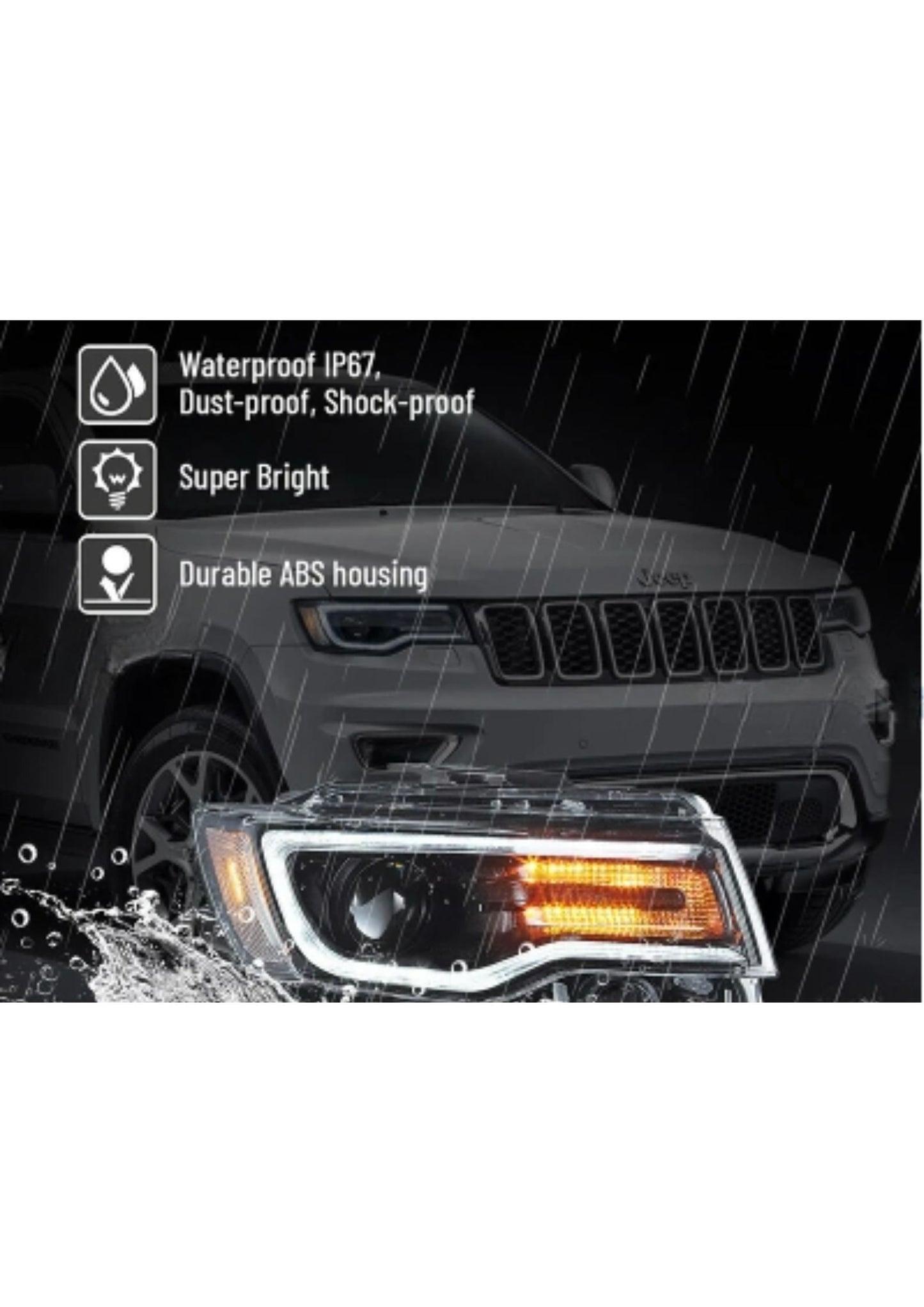 LED Headlights for Jeep Grand Cherokee 2014-2021 (WK2) 
