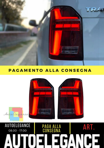 Fanali posteriori Full LED Rossi per VW T6 Bus 15-19 FRECCE DINAMICHE T6.1 Look