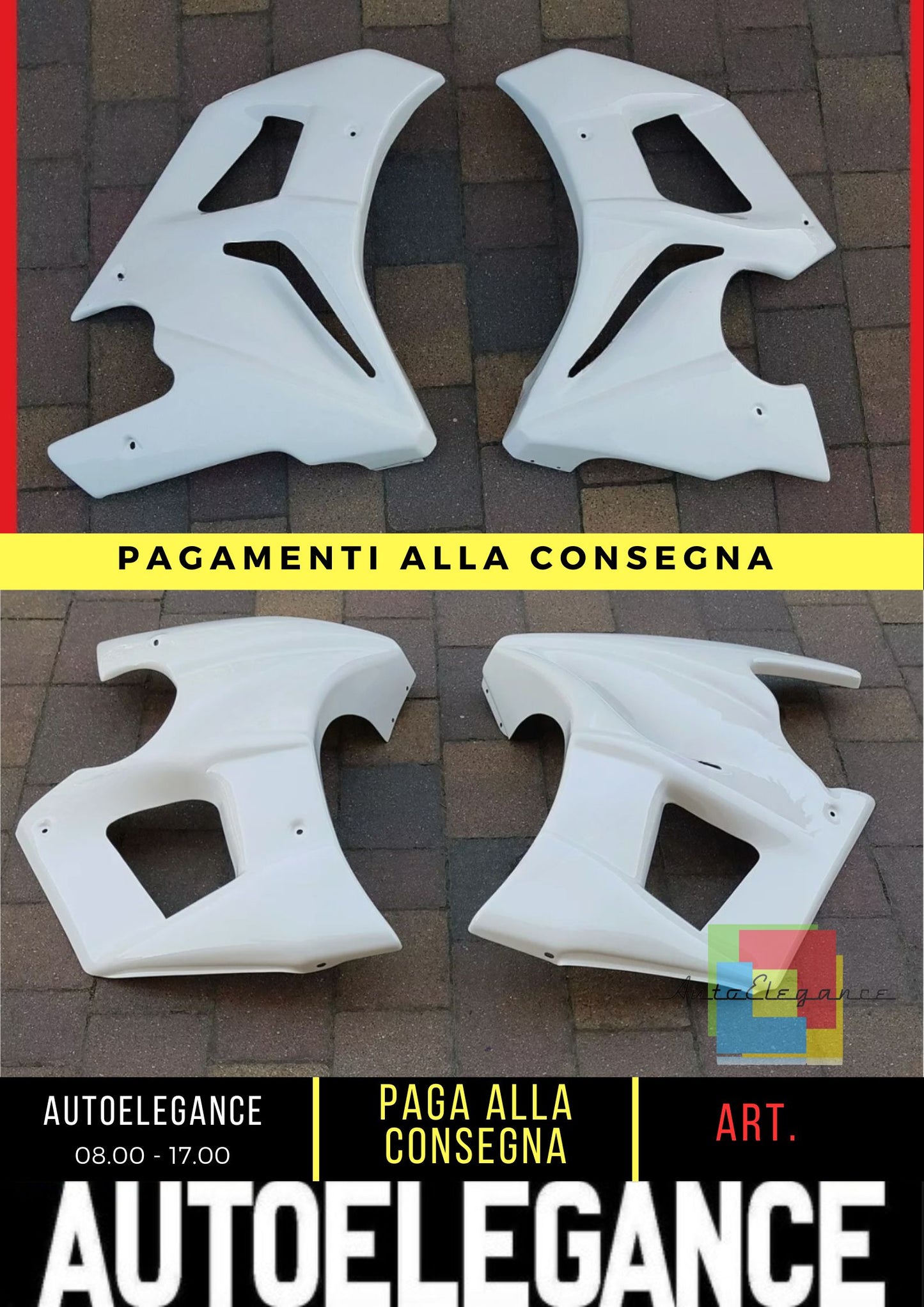 per SUZUKI SV 650s 2003 - 2015 TUNING CARENATURE LATERALI / PANNELLI - ERMAX