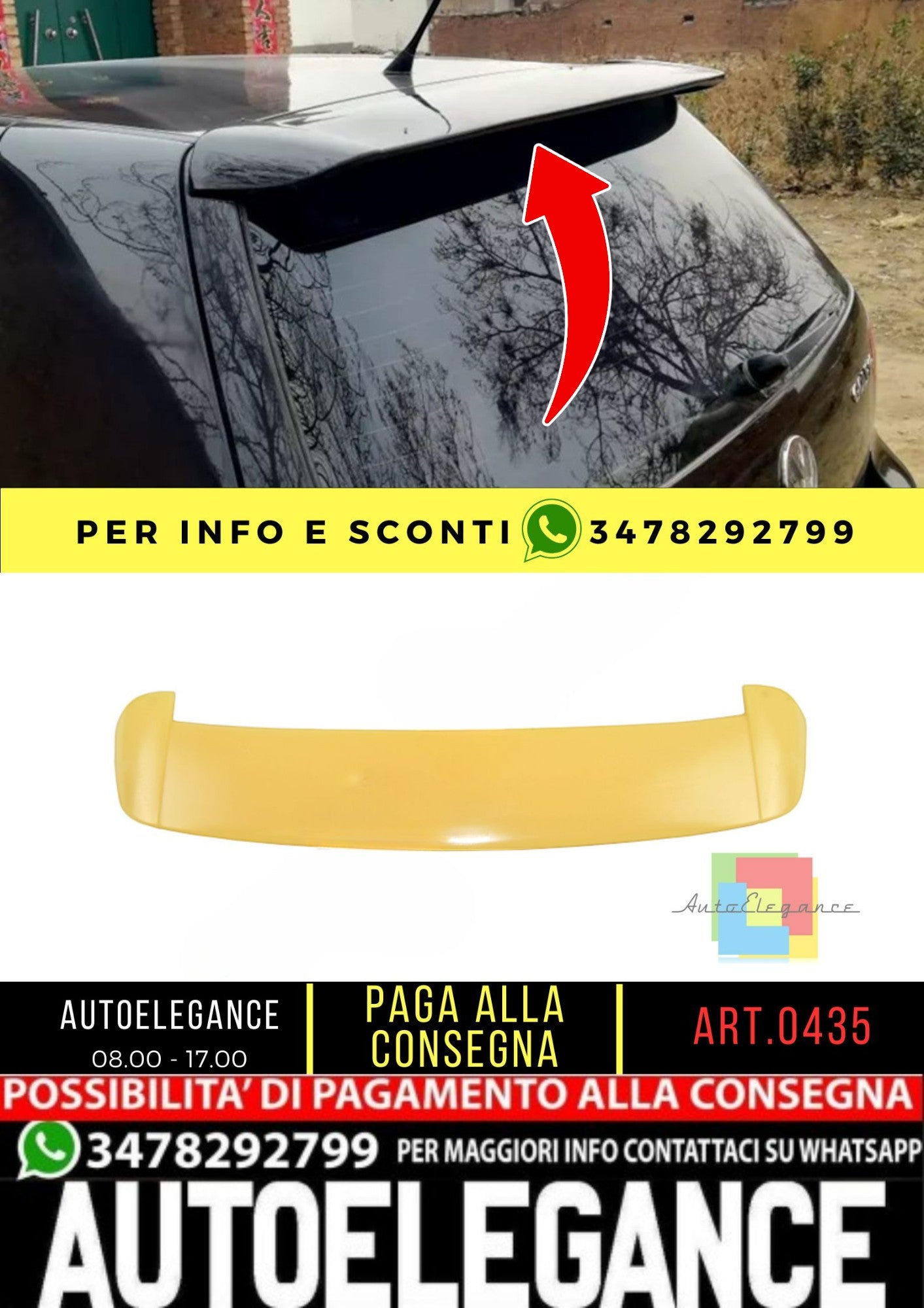 🔥SPOILER adatto per VW Golf 4 1997-2003