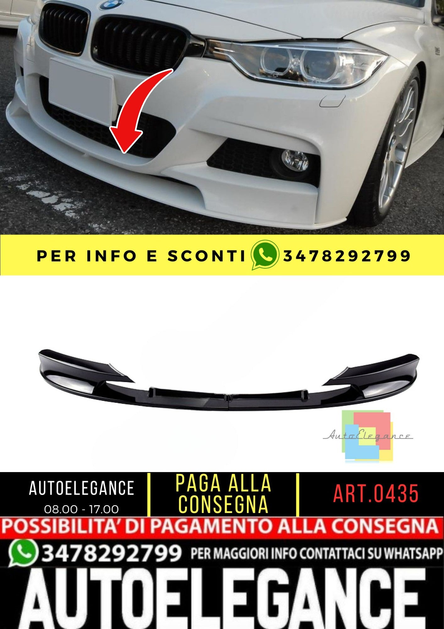 🔥SPOILER adatto per BMW 3 F30 F31 2011-2018