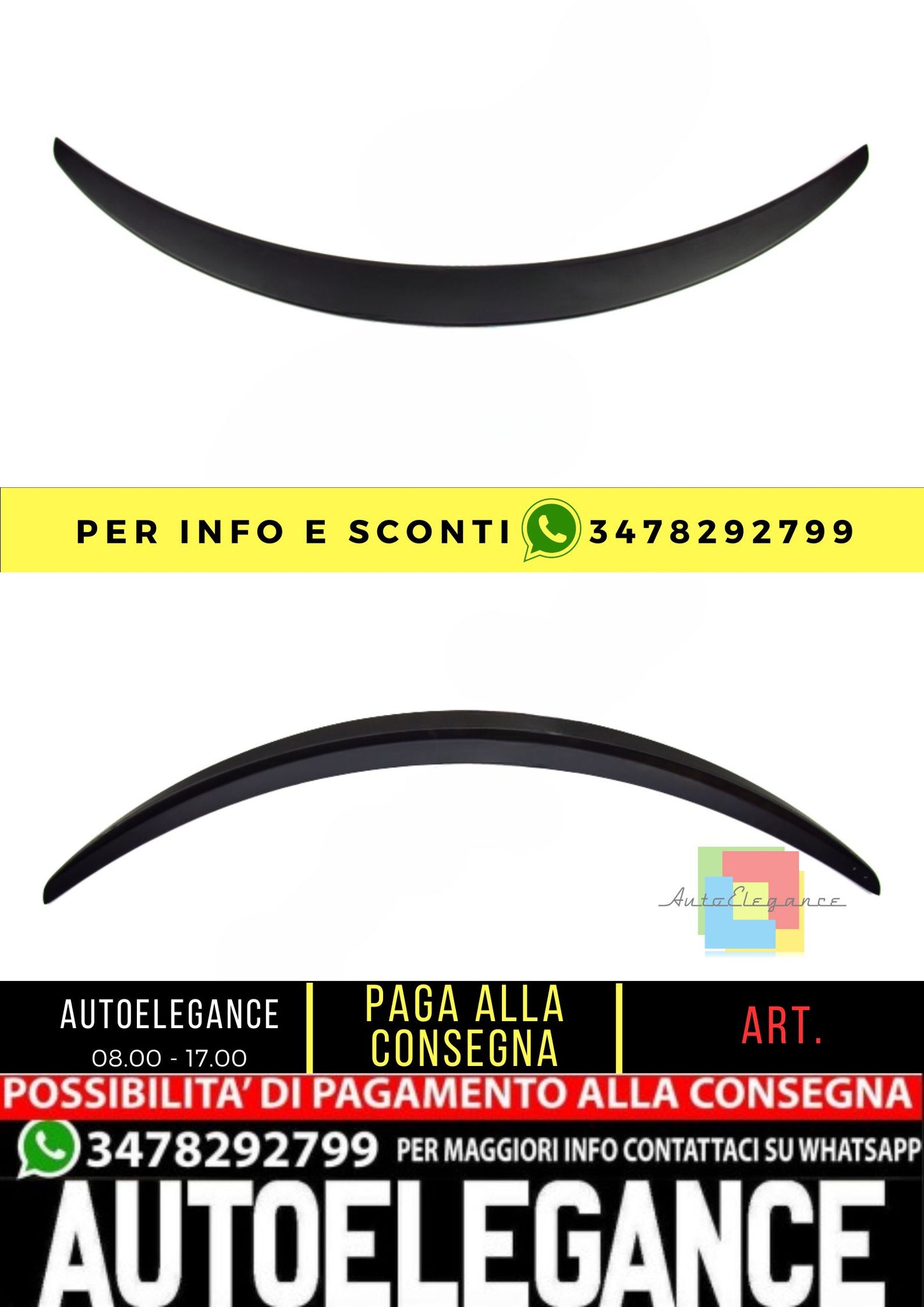 🔥SPOILER adatto per Mercedes C class C205 2014-2021