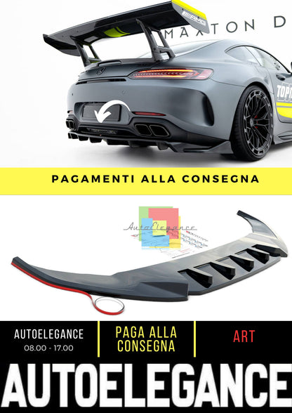Rear splitter (with vertical bars) Mercedes-AMG GT C C190 Facelift