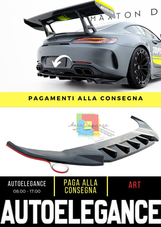 Rear splitter (with vertical bars) Mercedes-AMG GT C C190 Facelift