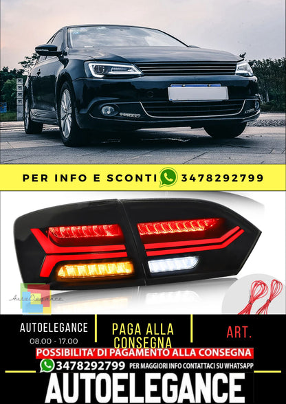 Proiettore/Doppio Fascio Fari e Luci Posteriori Per Volkswagen VW Jetta/Sagitar