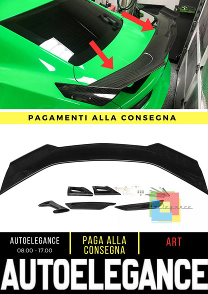 Spoiler posteriore spoiler per Chevrolet Camaro Coupe Convertible ZL1 2016- look carbonio