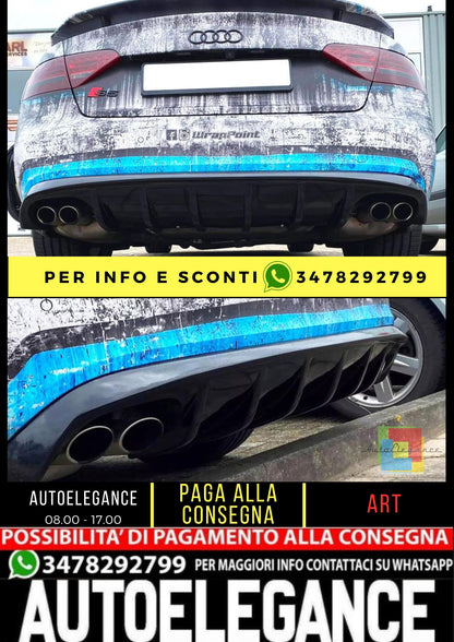 ✨KIT DIFFUSORE ADATTO PER AUDI A5 COUPE CABRIO S-LINE✨