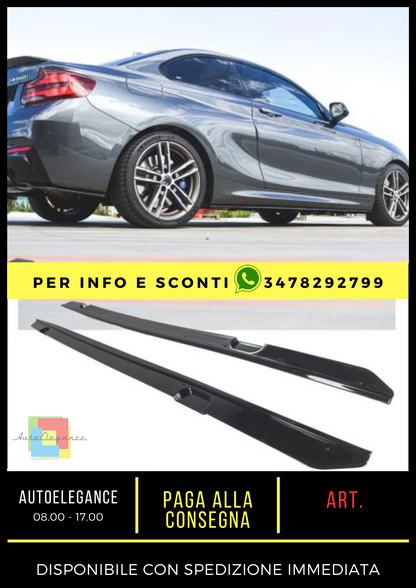 💎Side skirts suitable for BMW 2 SERIES F22 F23 2014-2020 (SET / ABS)💎