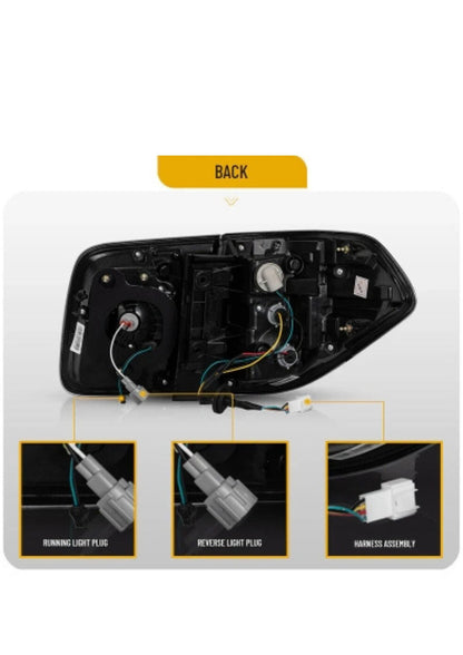 Fanali posteriori per Nissan Armada (Y62) 2017-2020 e Patrol 2010-2019