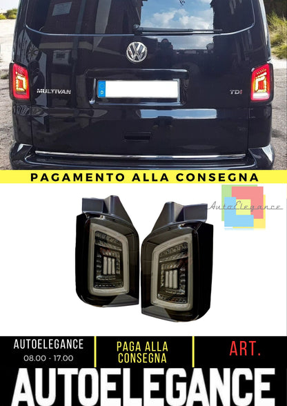 Luci posteriori LED luci posteriori per VW T5 bus 03-15 frecce LED grigio lightbar set