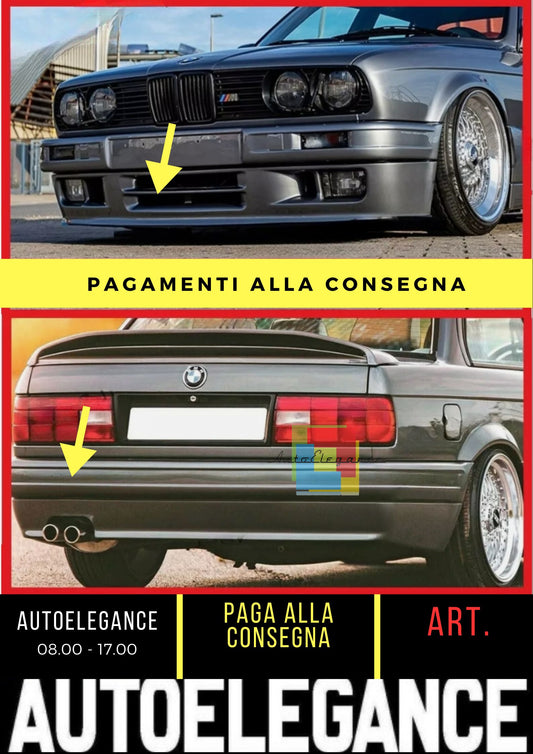 BMW 3 E30 FRONT + REAR SKIRT / SPOILER / LIP - M Tech 2 , M Sport