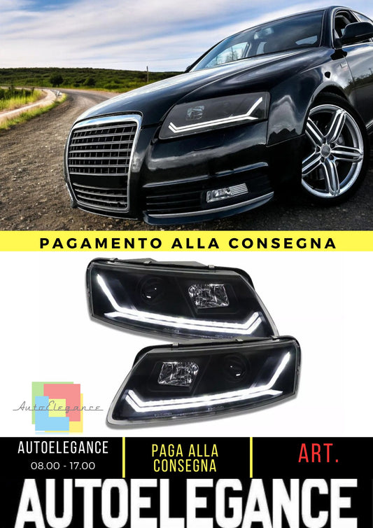 Fari allo xeno per AUDI A6 4F 04-08 LED Luce diurna Frecce Dinamiche