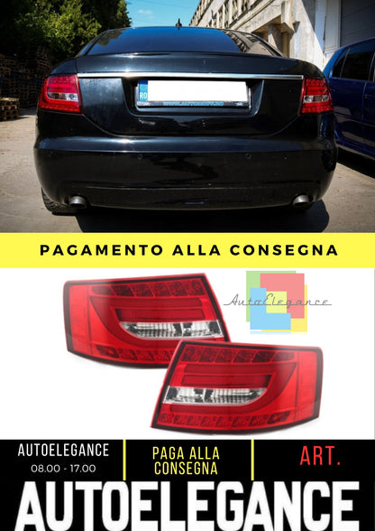 Barra luminosa a LED fanali posteriori adatto per Audi A6 4F Limousine Rosso