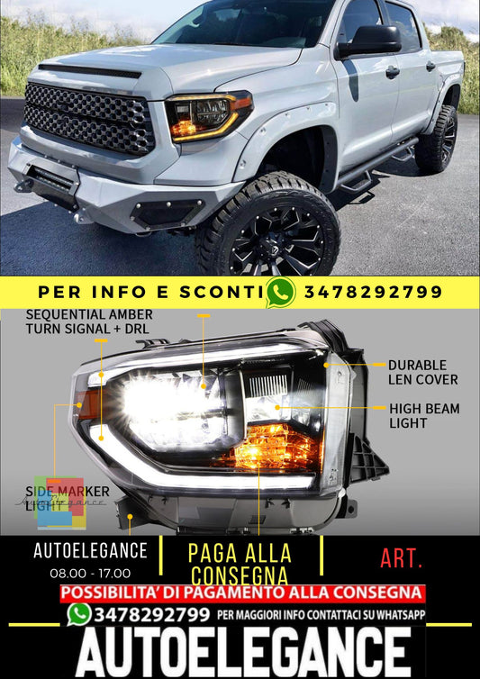 I fari sequenziali Full LED Toyota Tundra 2014-2018 NON ADATTANO 2019