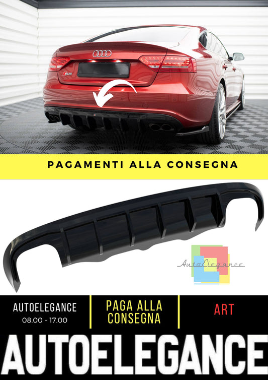 Diffusore posteriore Audi S5 Sportback 8T