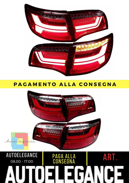 FANALI POSTERIORI LED AUDI A6 4F 04-11 ANTERIORI COMBI FRECCE ROSSO