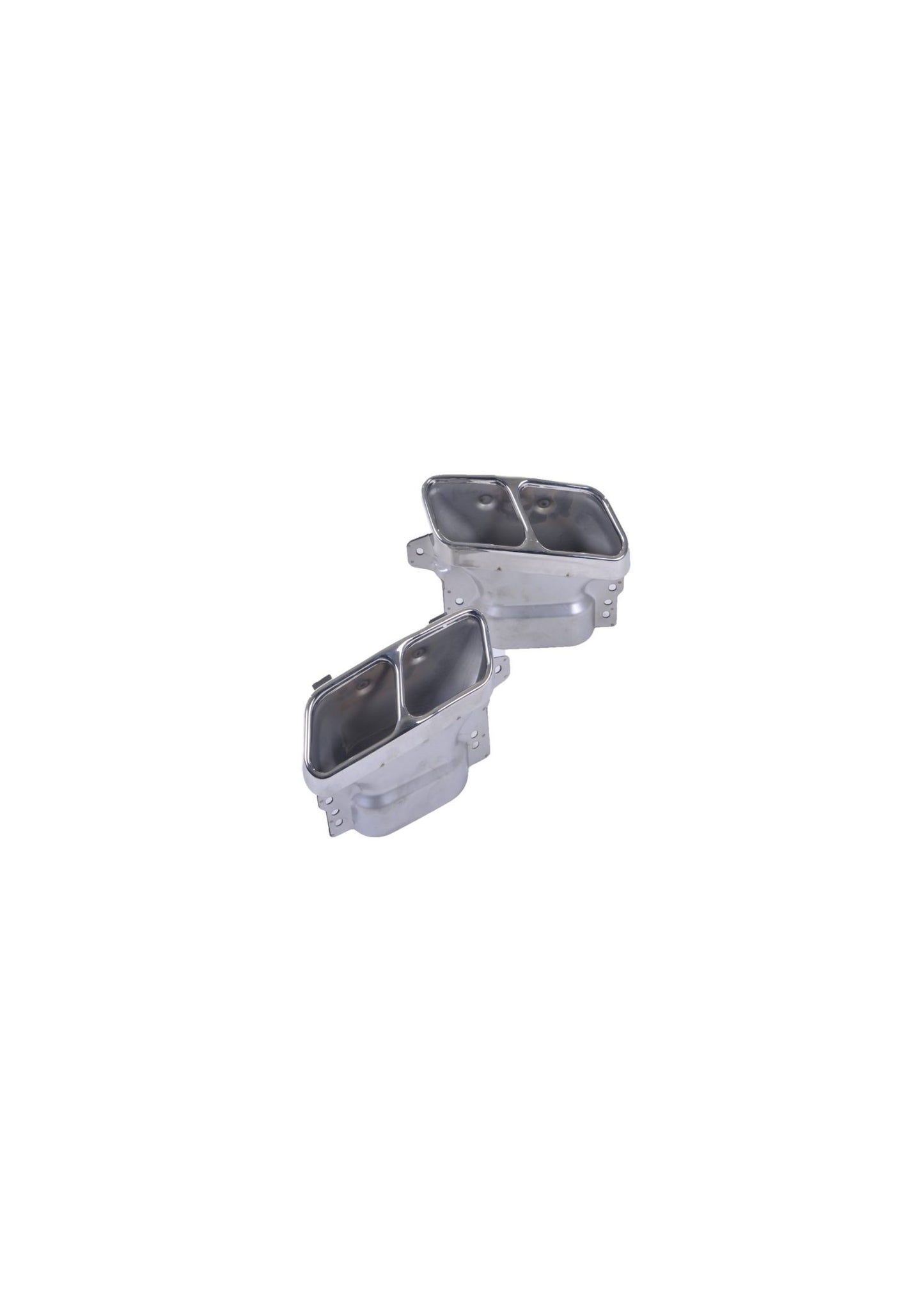 Terminali di scarico 45 AMG Look per Mercedes Classe A (W176) CLA (W117) GLA