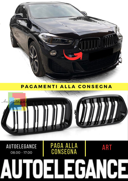 Griglia Sport Doppio Ponte Performance Gloss adatta per BMW X2 F39 da 18
