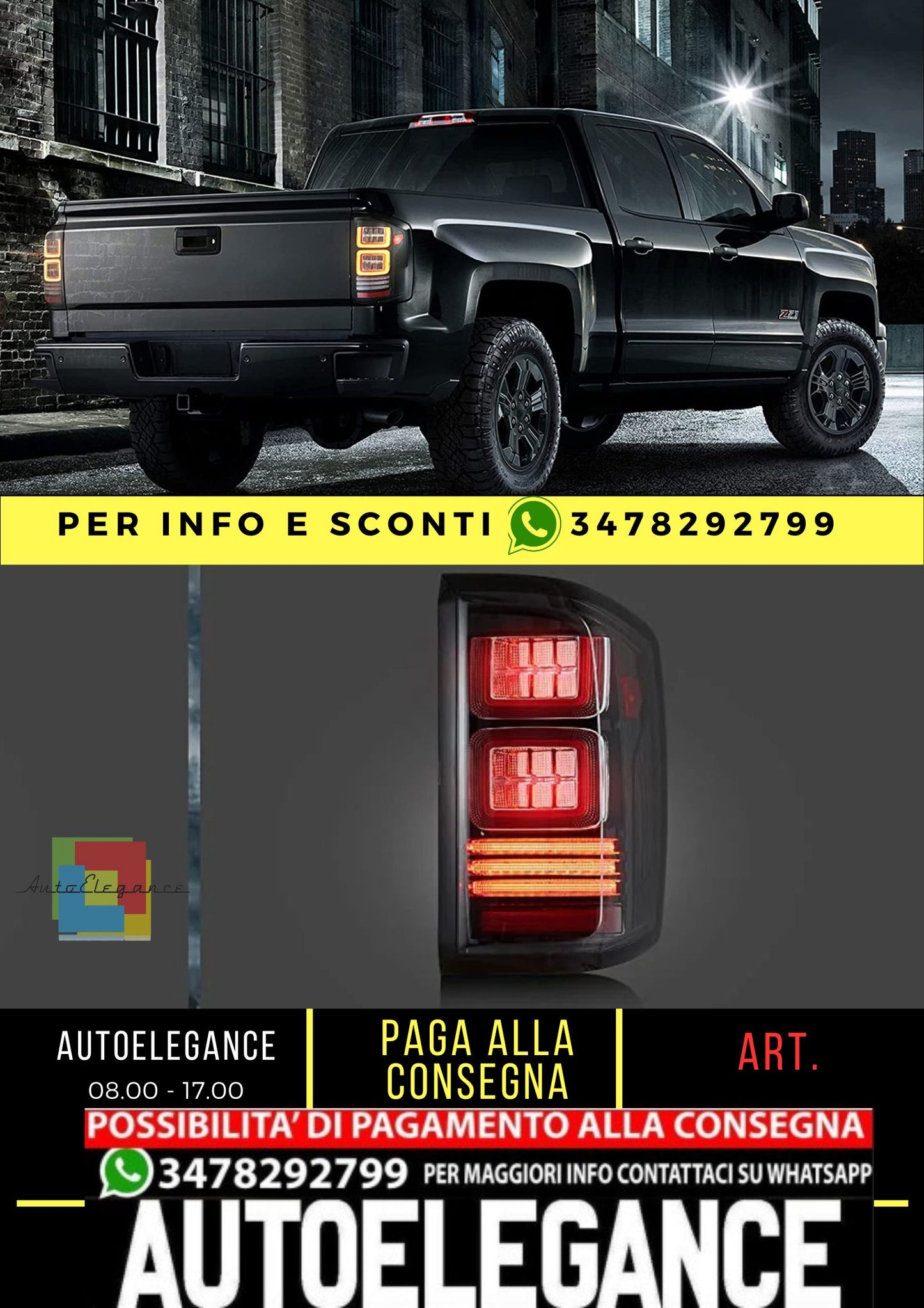 Luci posteriori per Chevy Silverado 1500 2014-2018 2500HD/ 3500HD 2015-2018 GMC Sierra 3500HD Dually modelli 2015-2019 Pickup Truck