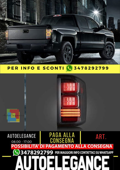 Luci posteriori per Chevy Silverado 1500 2014-2018 2500HD/ 3500HD 2015-2018 GMC Sierra 3500HD Dually modelli 2015-2019 Pickup Truck