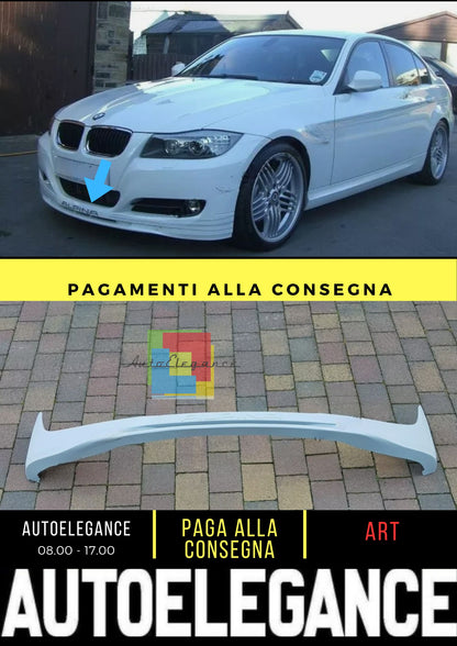 BMW E90 E91 LCI (2009-2012) GONNA ANTERIORE / SPOILER / LABBRO - stile alpina