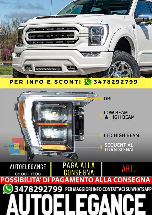 Healights LED Projector for Ford F150 2021-2023 Fourteenth Generation
