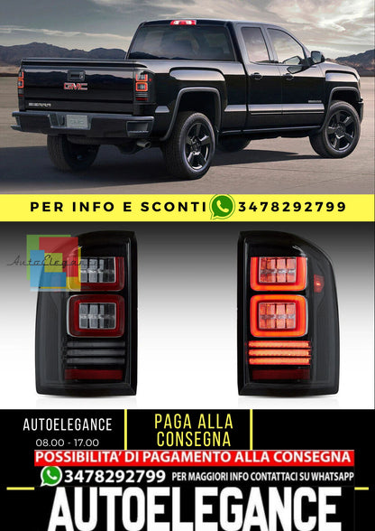 Gruppi ottici posteriori FULL LED GMC Sierra 1500 2500 3500 2014-2018