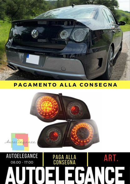 Luci posteriori LED grigio fumo per VW Passat 3C B6 anno 05-10 BERLINA marchio elettrico nuovo