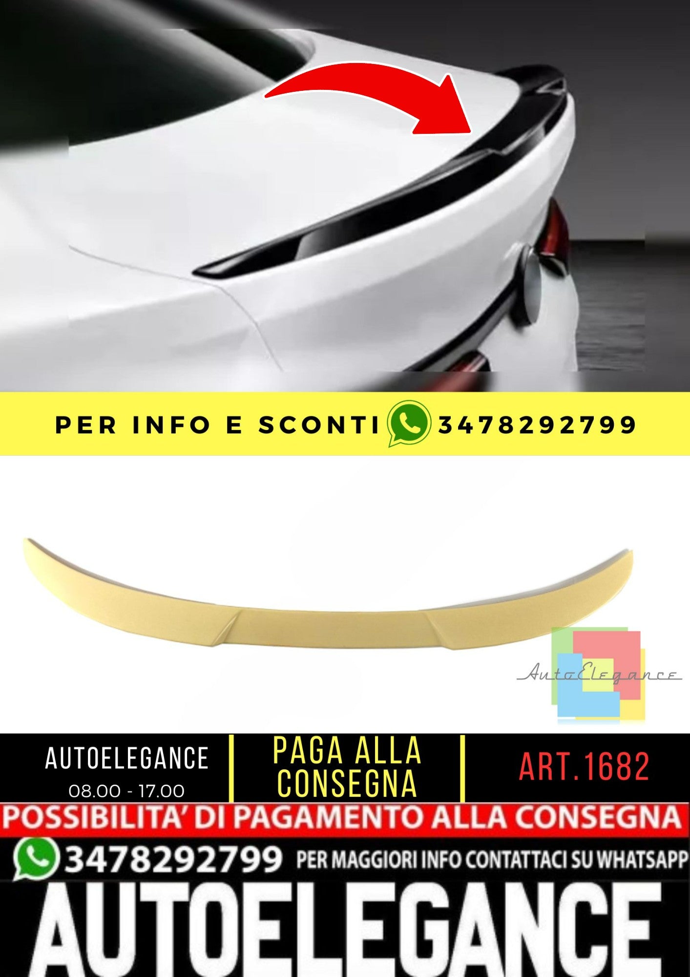 🔥SPOILER adatto per  BMW 2 F44 2019+