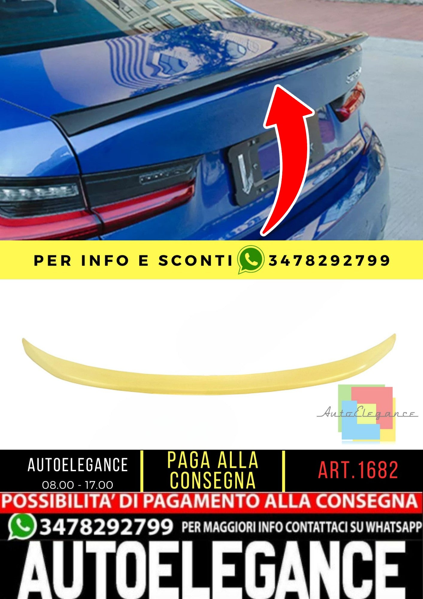 🔥SPOILER adatto per BMW 3 G20 2018+