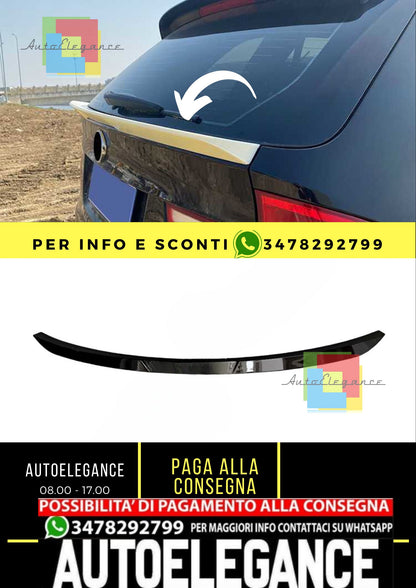 BMW X5 E70 2006-2013 SPOILER BAGAGLIAIO nero lucido