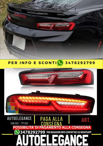 Fanali posteriori per Chevrolet Chevy Camaro 2016-2018 senza luci di retromarcia (adatto per modelli europei) ( 5 Reviews )