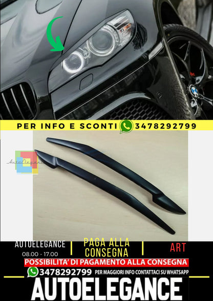 Sopracciglia per BMW X6 E71 2008-2011 Plastique ABS , NEUF