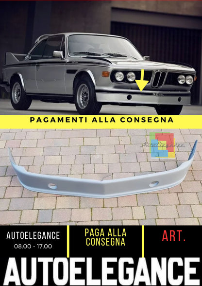 BMW E9 CSL STREET LOOK  / SPOILER PARAURTI ANTERIORE INFERIORE