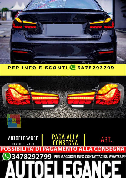 Fanali posteriori a LED completi adatti per BMW Serie 3 2012-2018