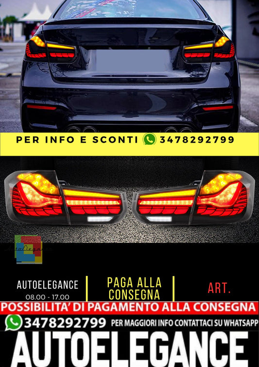 Fanali posteriori a LED completi adatti per BMW Serie 3 2012-2018