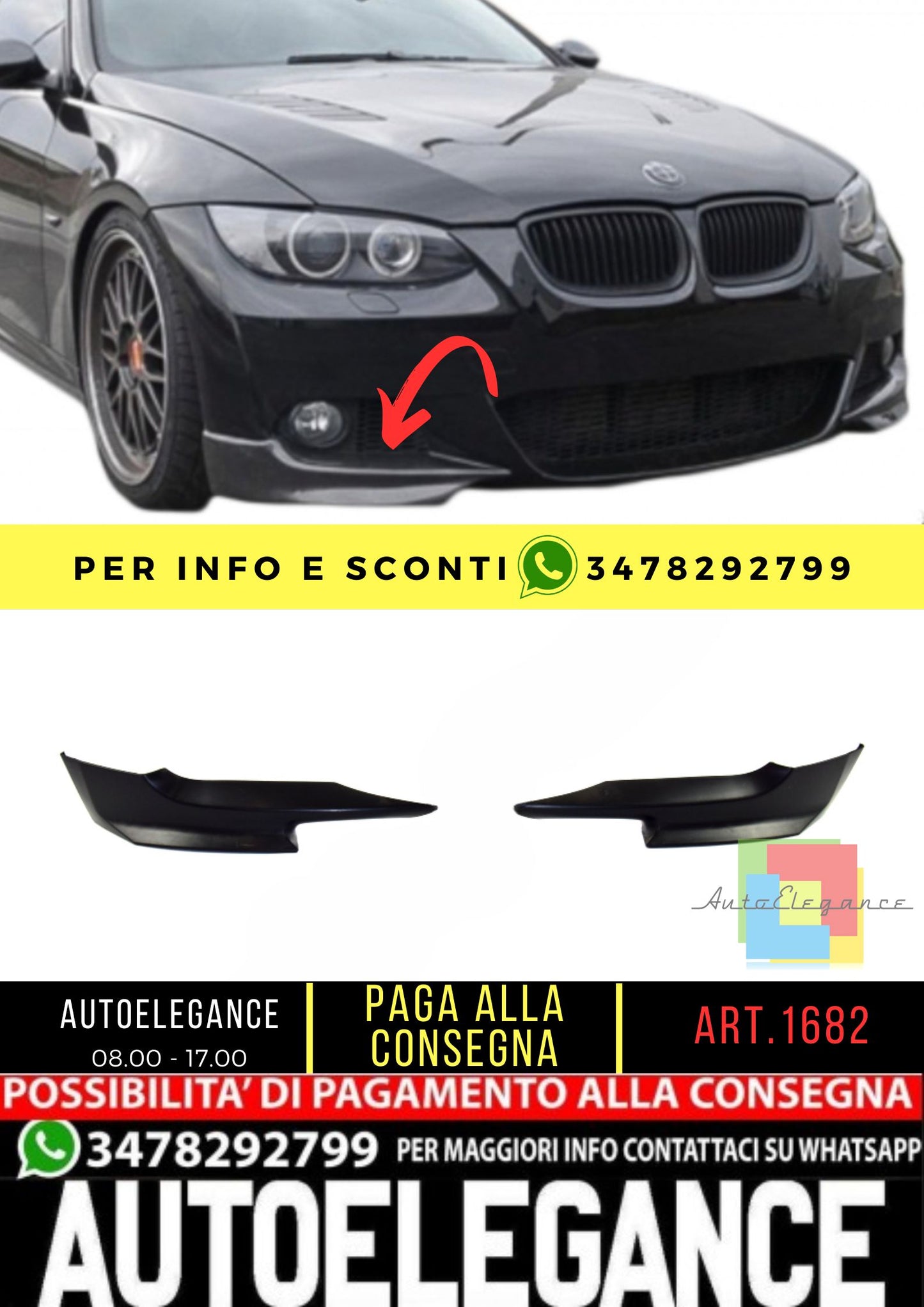 🔥 SPOILER adatto per BMW 3 E92 E93 2006-2010