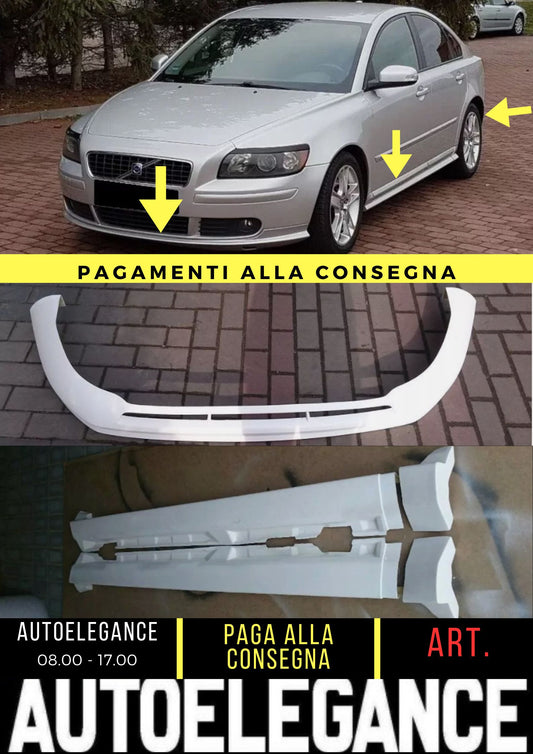 VOLVO S40 before restyling 2004 - 2007 FULL BODY KIT R-DESIGN